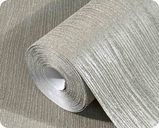 Grey wallpaper detail